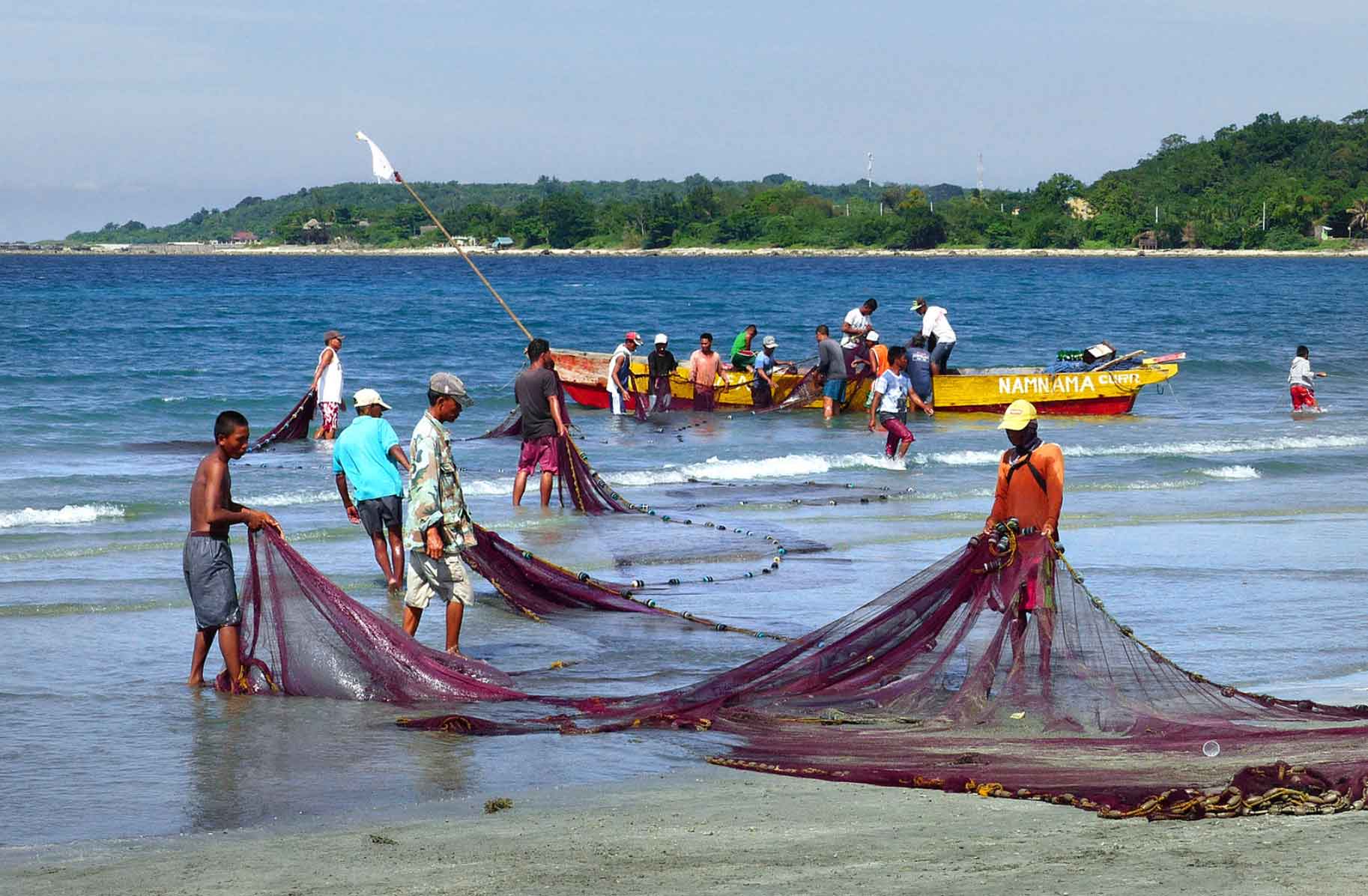 Artisanal fishers in the Philippines